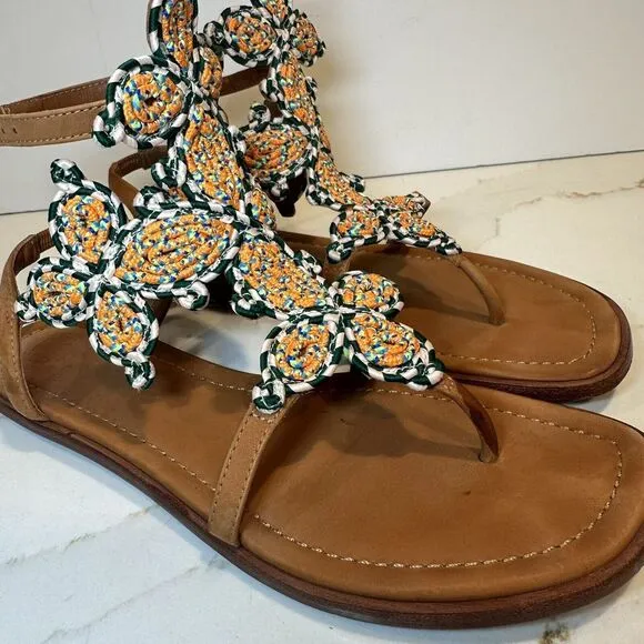 Tory Burch Palisade Gladiator flat sandal (Size 8M) Great Condition