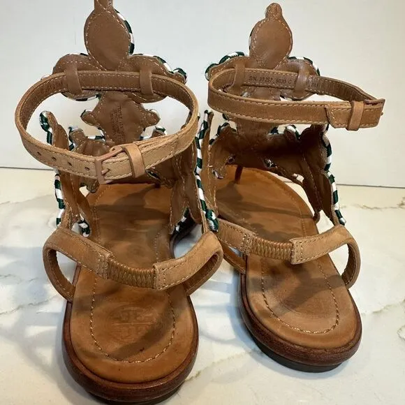 Tory Burch Palisade Gladiator flat sandal (Size 8M) Great Condition