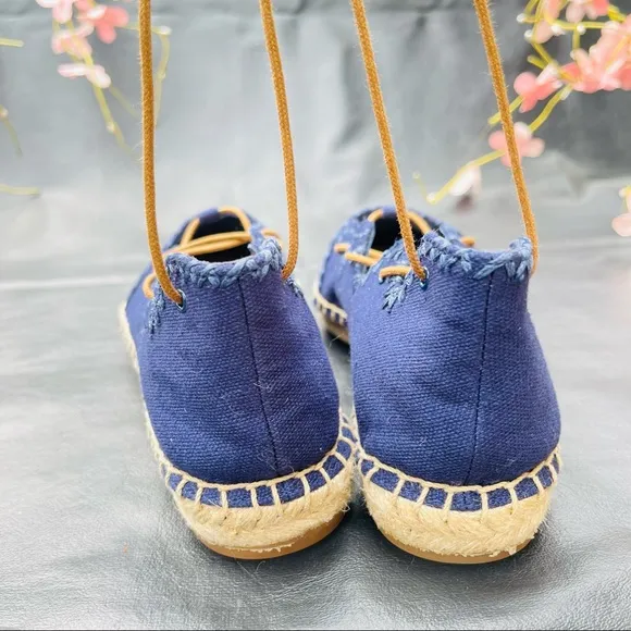 Tory Burch 'Sonoma'  Ghillie Espadrille Flats Size 5M
