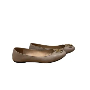 Tory Burch Womans Tan Ballet Flats