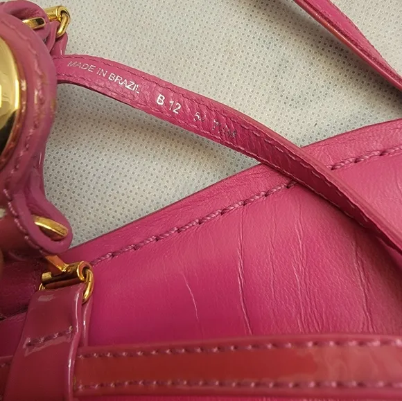 Tory Burch women flat pink sandals size 7.5