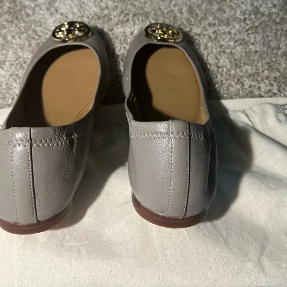Tory Burch Women&quot;s French Gray Ballet Flats Size : 8