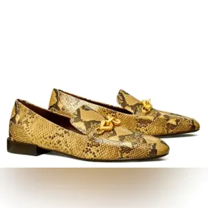 Tory BurchWomen's Jessa Classic Snake Embossed Loafers size 10.5