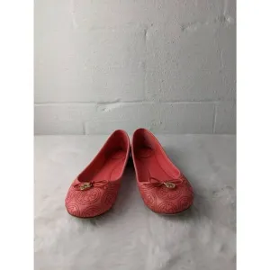 Tory Burch Chelsea Pink Stitched Ballet Flats sz 7.5