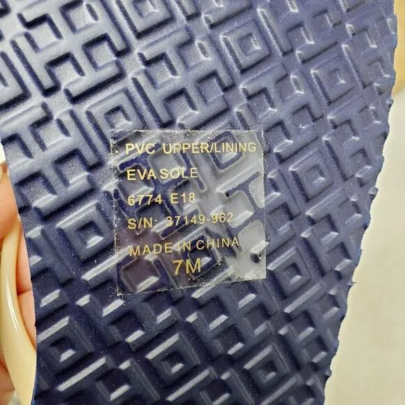 Tory Burch Sandals Womens 7 Thin Flip Flop Thong Strappy Flat Shoes