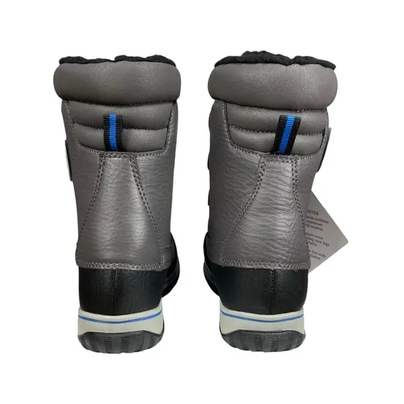 Totes boys Morris Charcoal waterproof fleece lined insulated winter boots