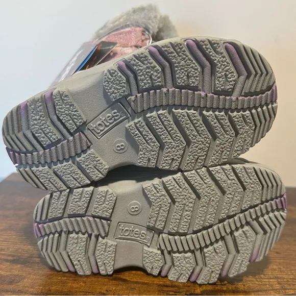 Totes Toddler Girls Lil Jenny Purple Waterproof Winter Boots NWT Various Sizes