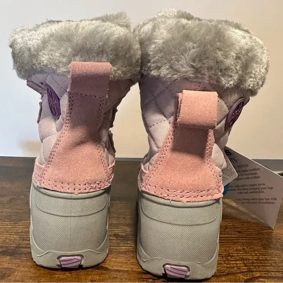 Totes Toddler Girls Lil Jenny Purple Waterproof Winter Boots NWT Various Sizes