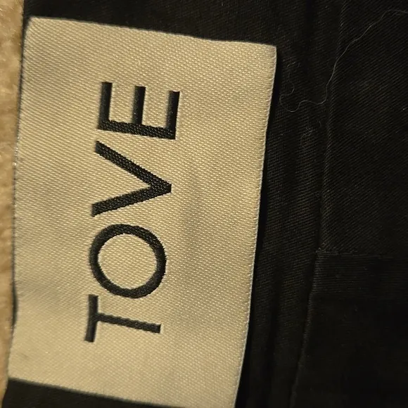 TOVE Bridgette Cotton-blend Twill Shorts In Black Sise 42