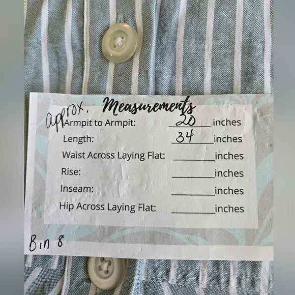 Tuckernuck Celadon Green Stripe Meryl Shirt Dress Size Medium