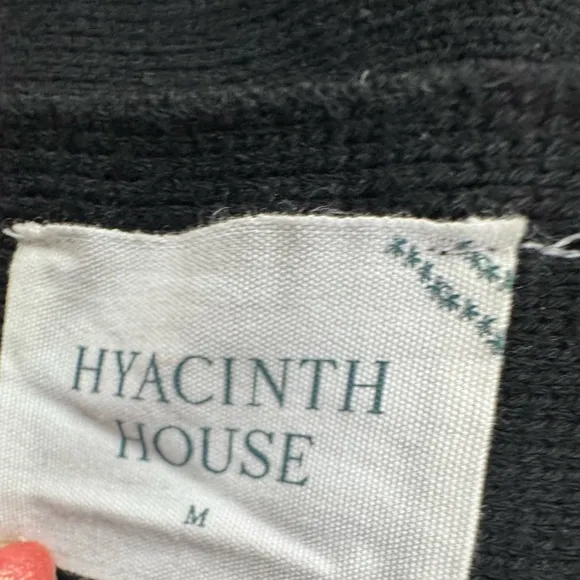 Tuckernuck HYACINTH HOUSE Black Knit Margaret Mini Skirt Size Medium