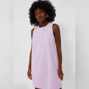 Tuckernuck Lavender Eyelet Sleeveless Folly Dress Size Large