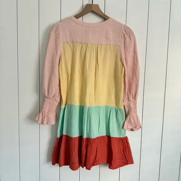 Tuckernuck Pomander Place Sorbet Colorblock Gauze Kenzo Mini Dress