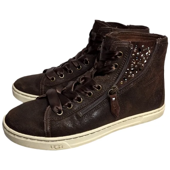 UGG Blaney Crystal High Top Sneakers