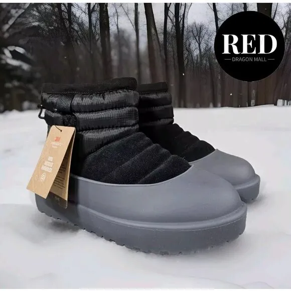 UGG Classic Mini Pull-On Weather Waterproof Insulated Boots - Men's Size 8