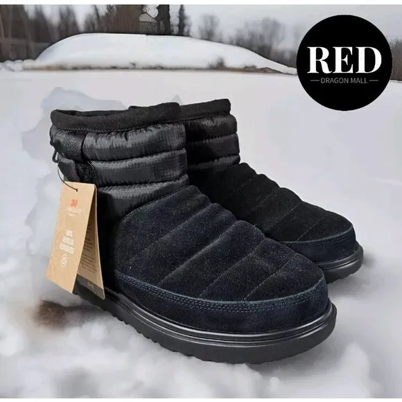 UGG Classic Mini Pull-On Weather Waterproof Insulated Boots - Men's Size 8