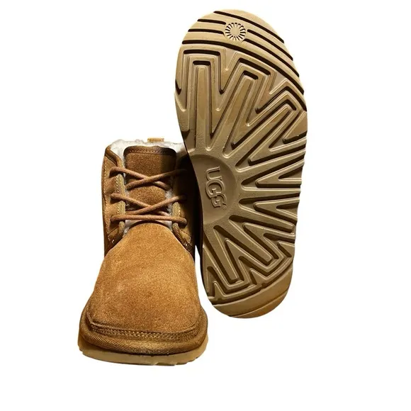 UGG Men's Neumel Chukka Chesnut Brown Suede Ankle Boots S/N 3236 US 6 1017320K