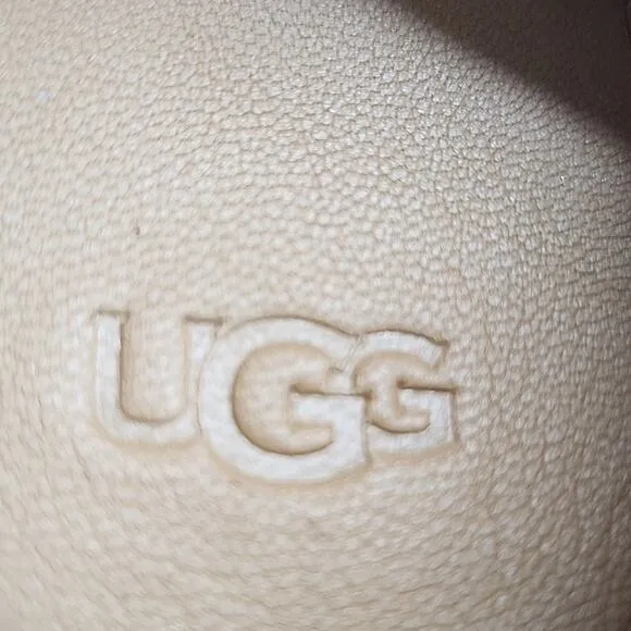 UGG MILO BLACK GRAY LEATHER SUEDE SKATE/SNEAKERS LADIES 8 NWOB TOUGH RUBBER SOLE
