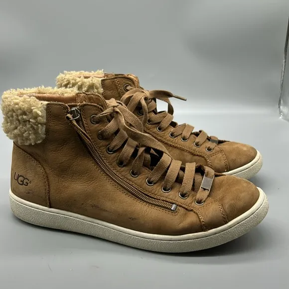 UGG - Olive - Zip up High Top Sneakers