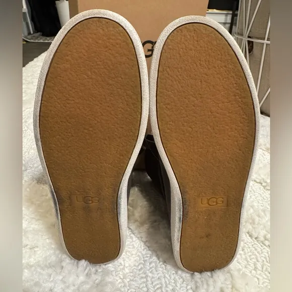UGG starlyn lace up sheepskin leather high top boot