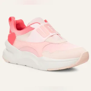 UGG Women's La Flex Gradient Logo Chunky Pink Platform Sneakers Size 7