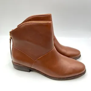 UGG Womens Size 9.5 Bruno Brown Leather Ankle Boots Shoes
