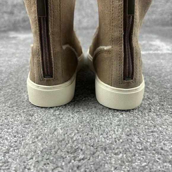 UGG Nuray High Top Sneakers Womens 9 Chestnut Suede Brown 1123694