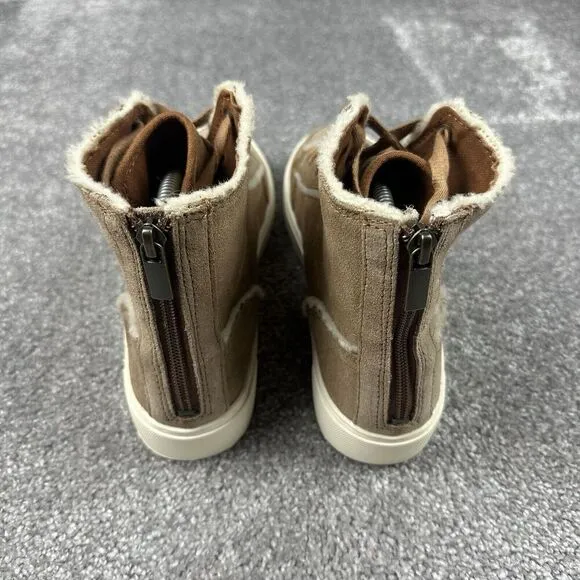 UGG Nuray High Top Sneakers Womens 9 Chestnut Suede Brown 1123694