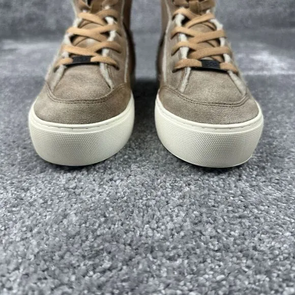 UGG Nuray High Top Sneakers Womens 9 Chestnut Suede Brown 1123694