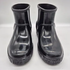 Uggs Youth Girls Rain Boots Size 3 Taffy Black  Drizlita Tpe