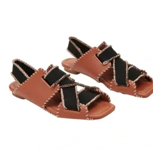 Ulla Johnson Yesenia Elastic Leather Sandals size 9 EU40 no box​