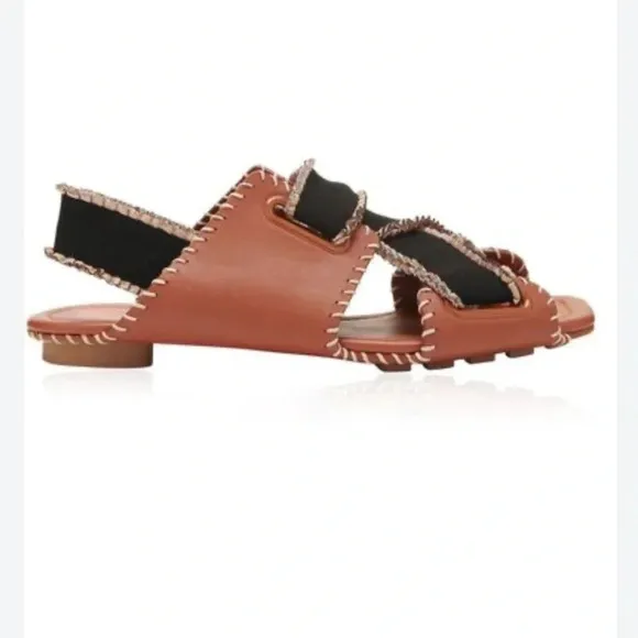 Ulla Johnson Yesenia Elastic Leather Sandals size 9 EU40 no box​