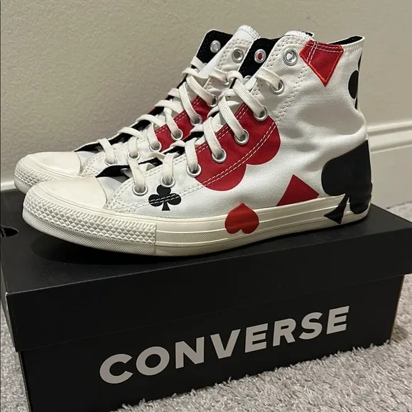 Unisex Converse Card Shapes High-Top Sneakers