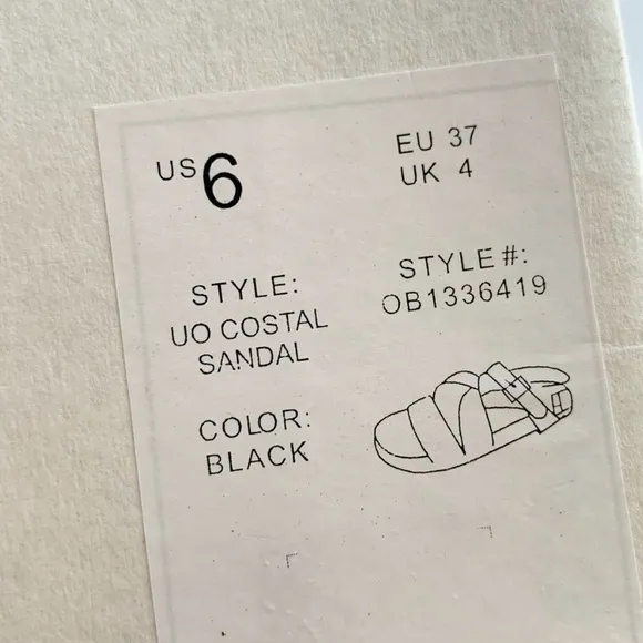 Urban Outfitters Sandals 6 New