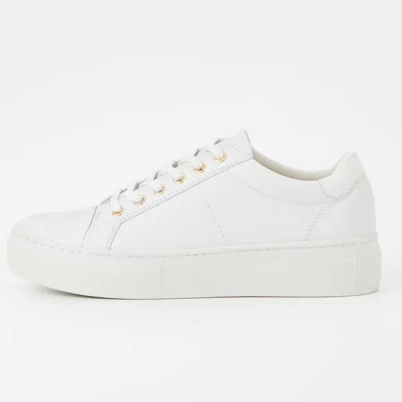 VAGABONDZOE PLATFORM SNEAKERS size 39 NEW $140White leather