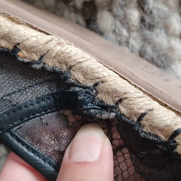 Valentino   lace espadrilles
