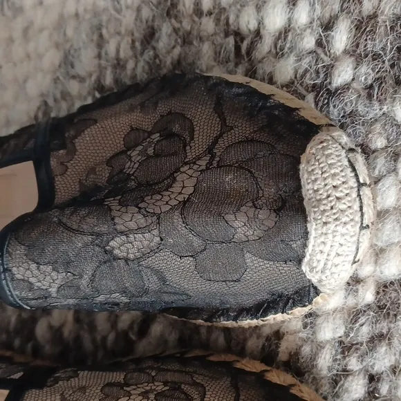 Valentino   lace espadrilles