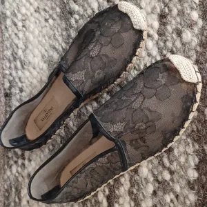 Valentino   lace espadrilles