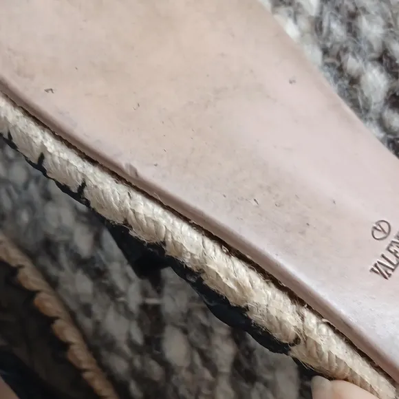 Valentino   lace espadrilles