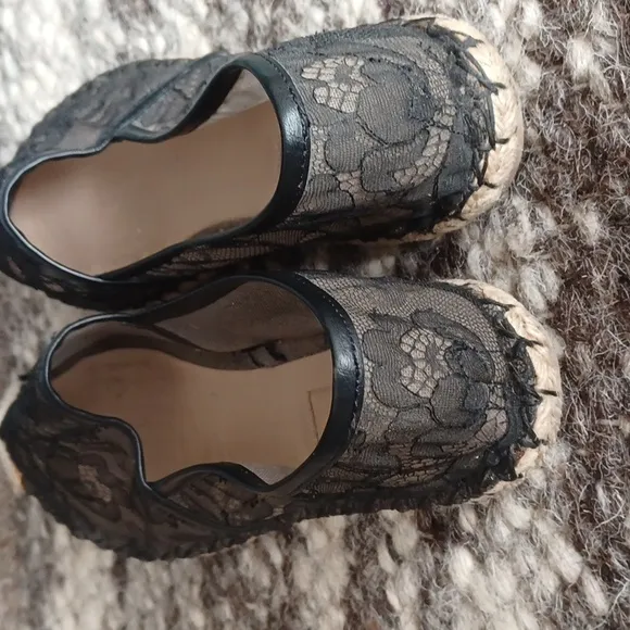 Valentino   lace espadrilles