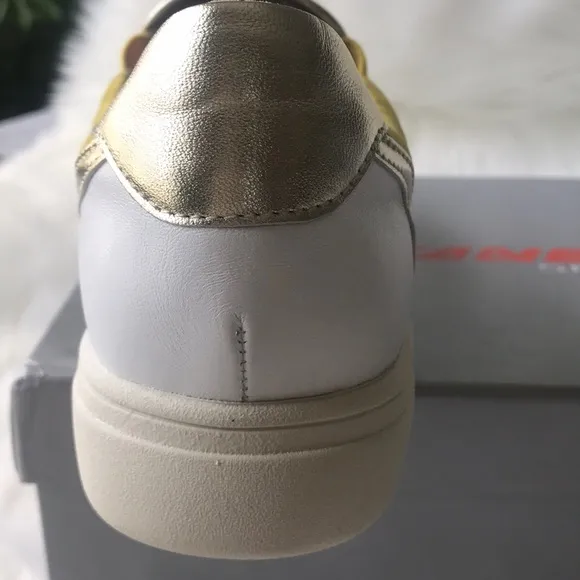 VANELI SPORT Okal Slip On Platform Chunky Yellow White Sneakers Size 8M NWOT