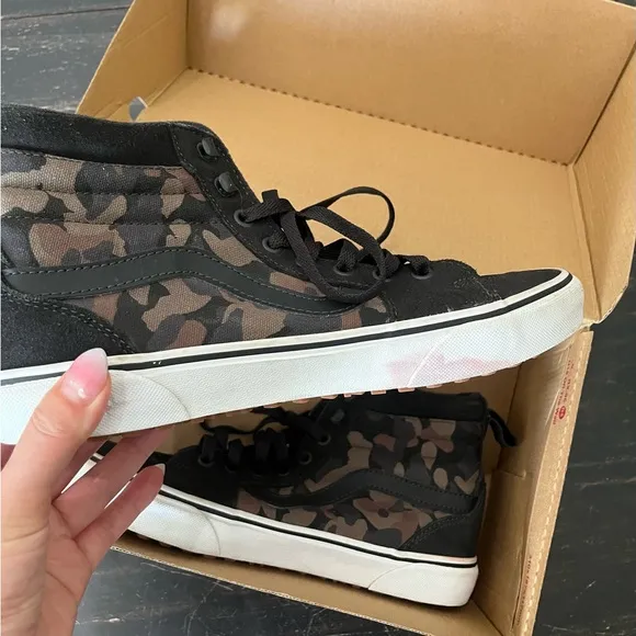 Vans Black High-Top Sneakers