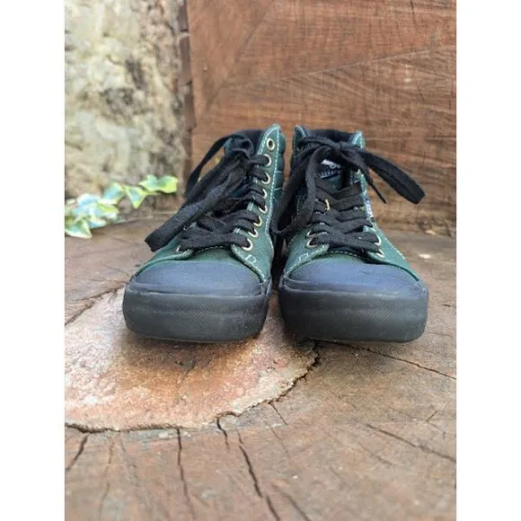 VANS BMX Sk8-Hi 238 Dakota Roche Mens High Top Skate Sneakers Green Black  3.5