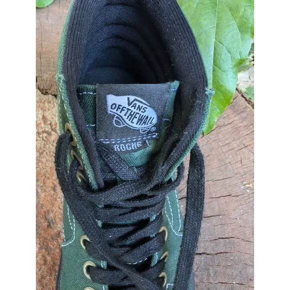 VANS BMX Sk8-Hi 238 Dakota Roche Mens High Top Skate Sneakers Green Black  3.5