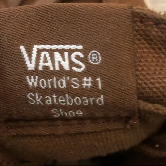 VANS brown suede fringe high-top sneakers 8 NWT