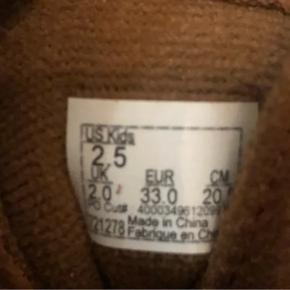 VANS brown suede fringe high-top sneakers 8 NWT