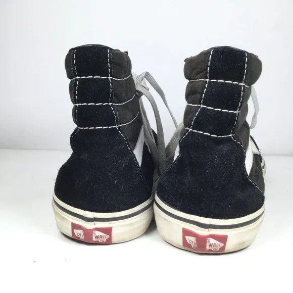 VANs High Top Black/White Sneakers Size 13