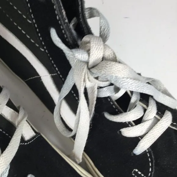 VANs High Top Black/White Sneakers Size 13