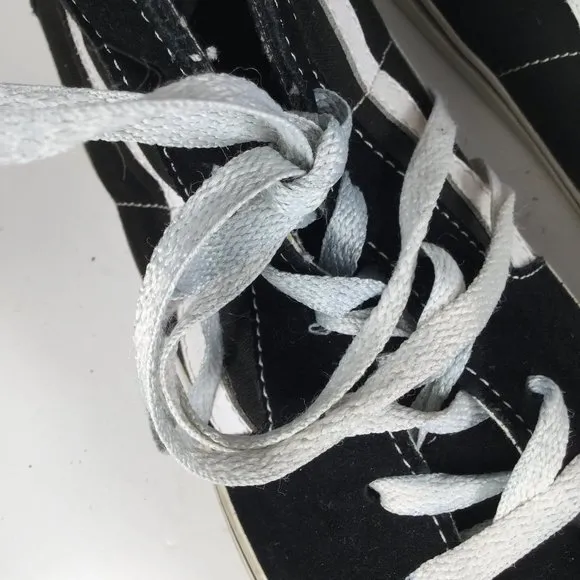 VANs High Top Black/White Sneakers Size 13