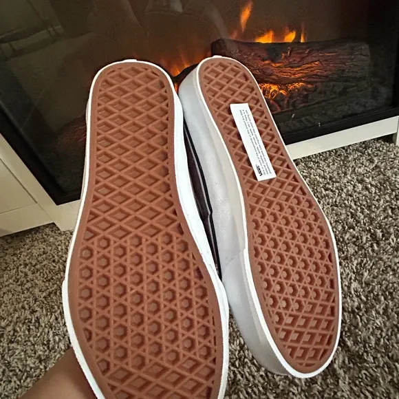 Vans High-Top Sneakers in Pink and White